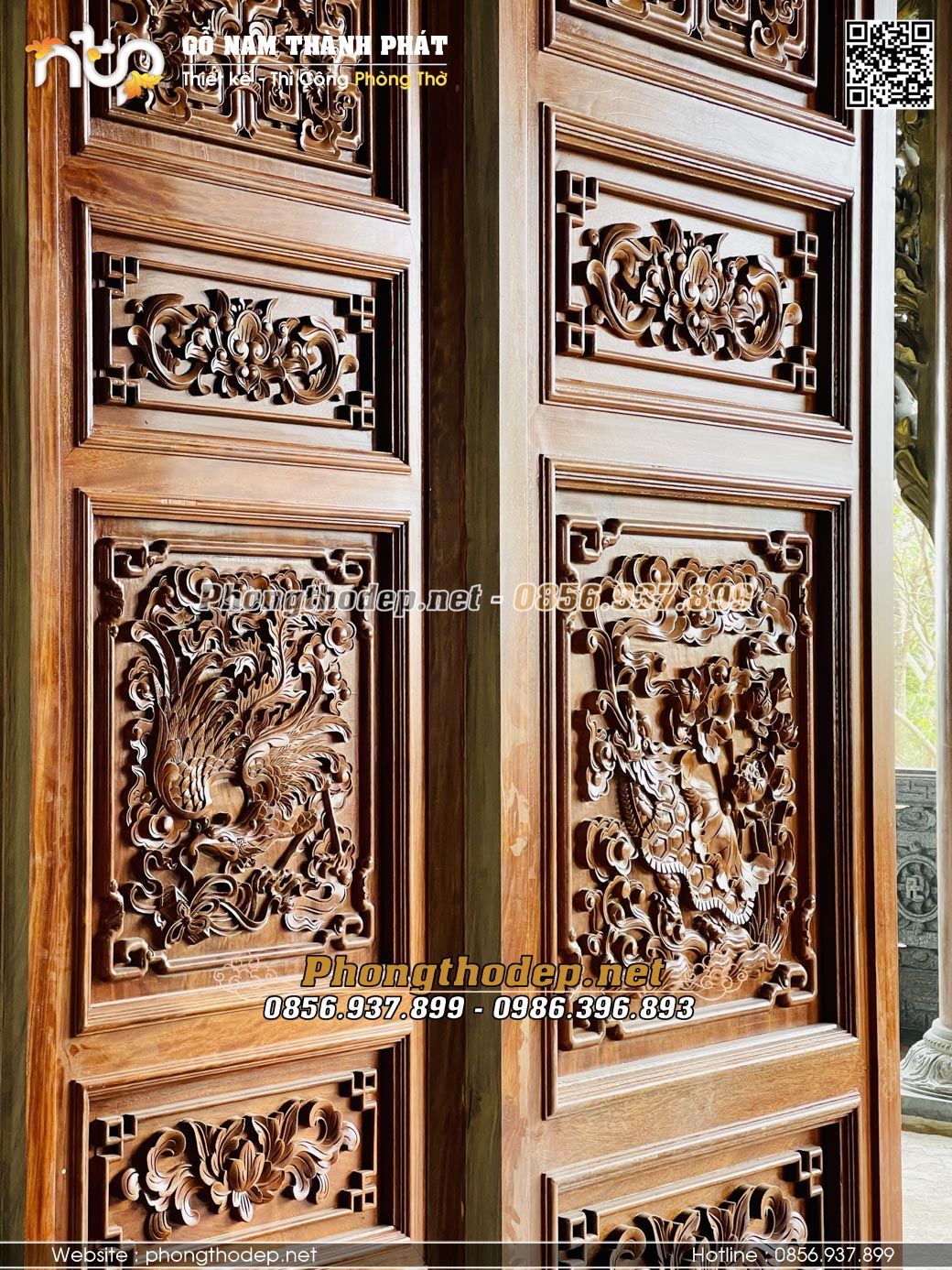 Cửa bức bàn tứ linh